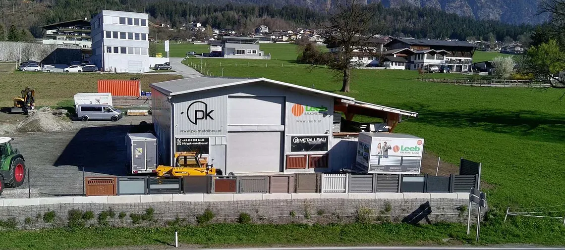 Halle Metallbau in Wiesing in Tirol